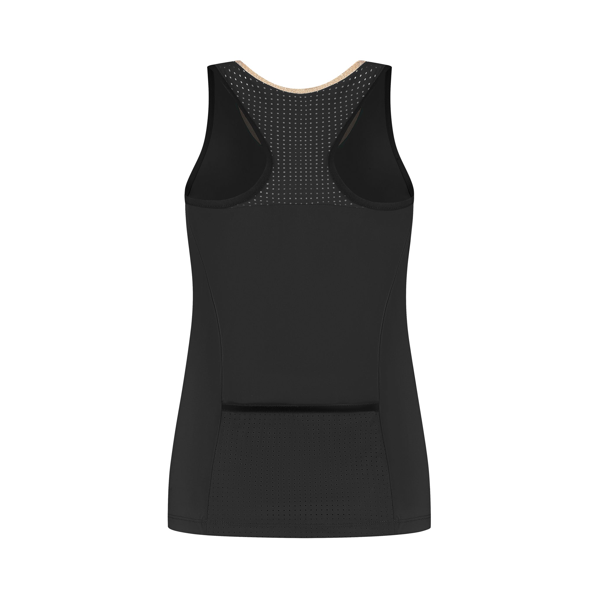 Golden Edge Tank - Black