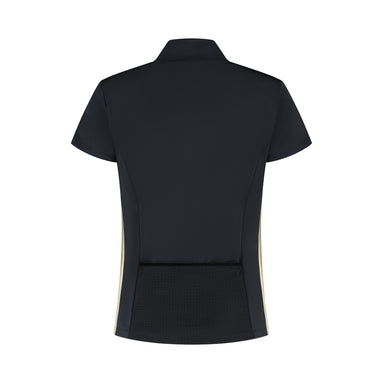 Golden Edge Zipper - Black/Gold