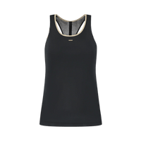 Golden Edge Tank - Black - Padel73