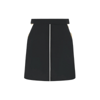 Golden Side Skirt - Black - Padel73