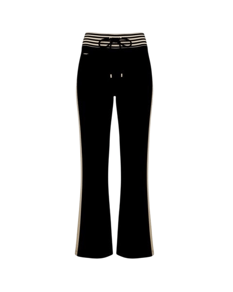 Golden Stripe Flair Trouser – Dark Waistband - Padel73