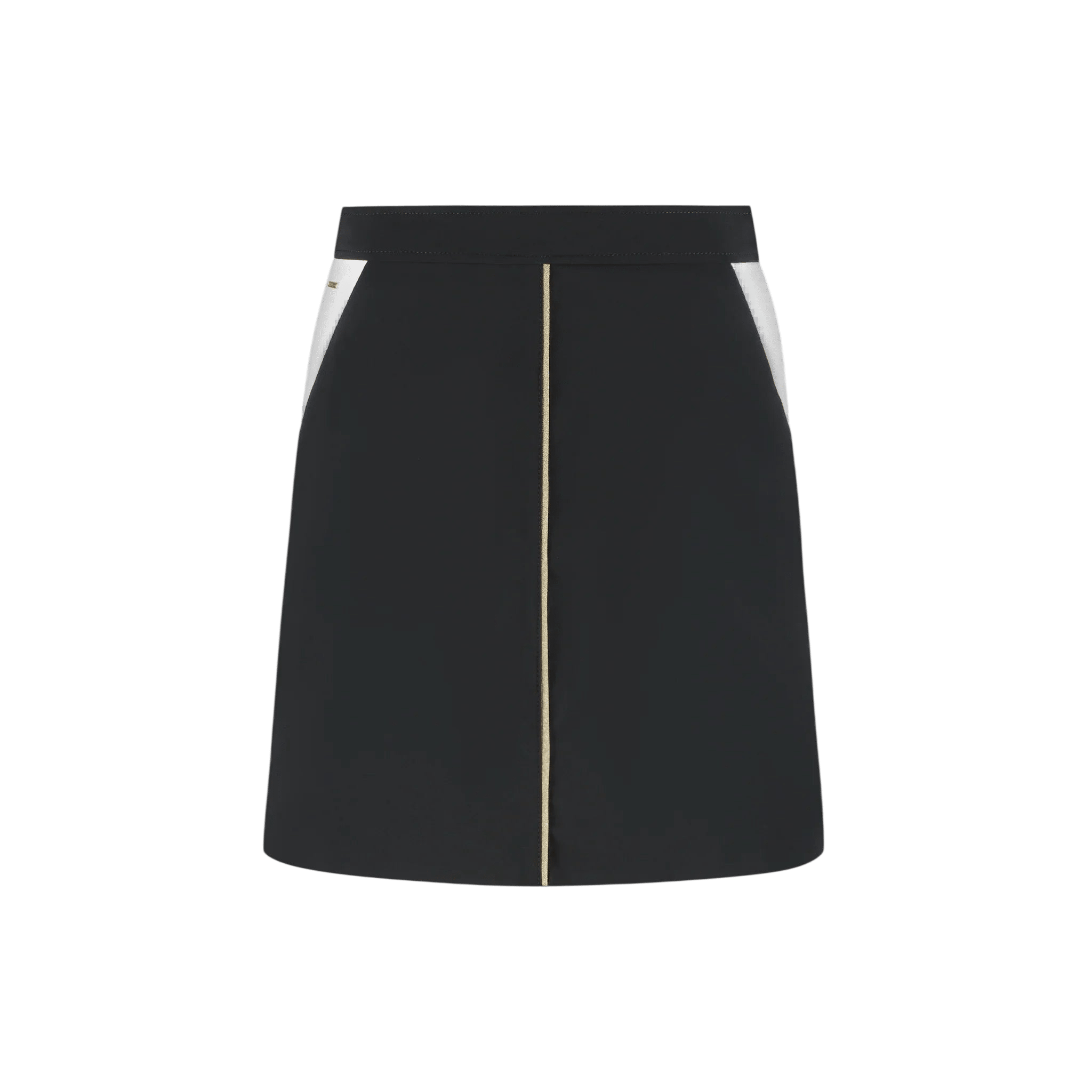 Golden Stripe Skirt - Black - Padel73