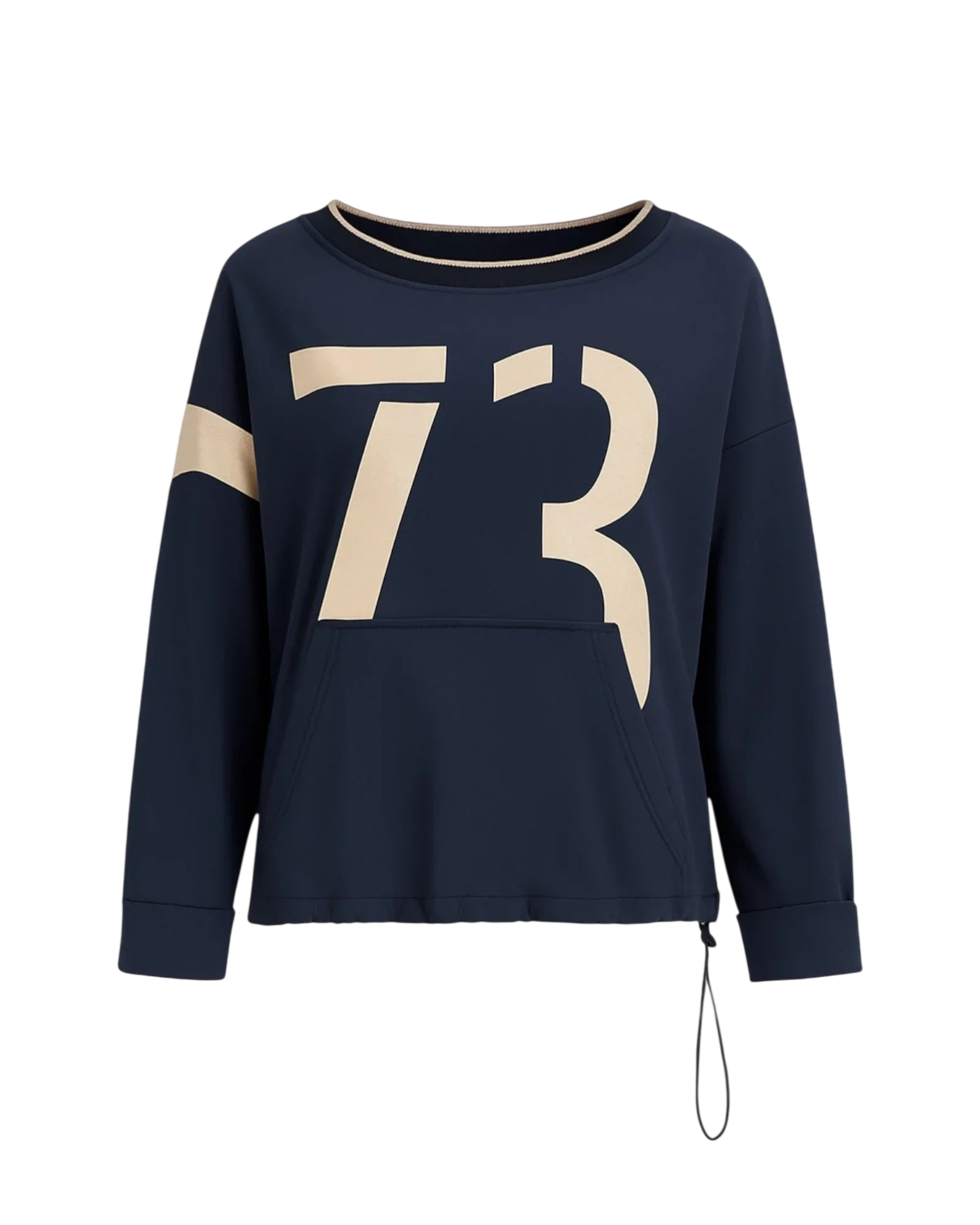 Golden Varsity Sweat – Black/champagne - Padel73