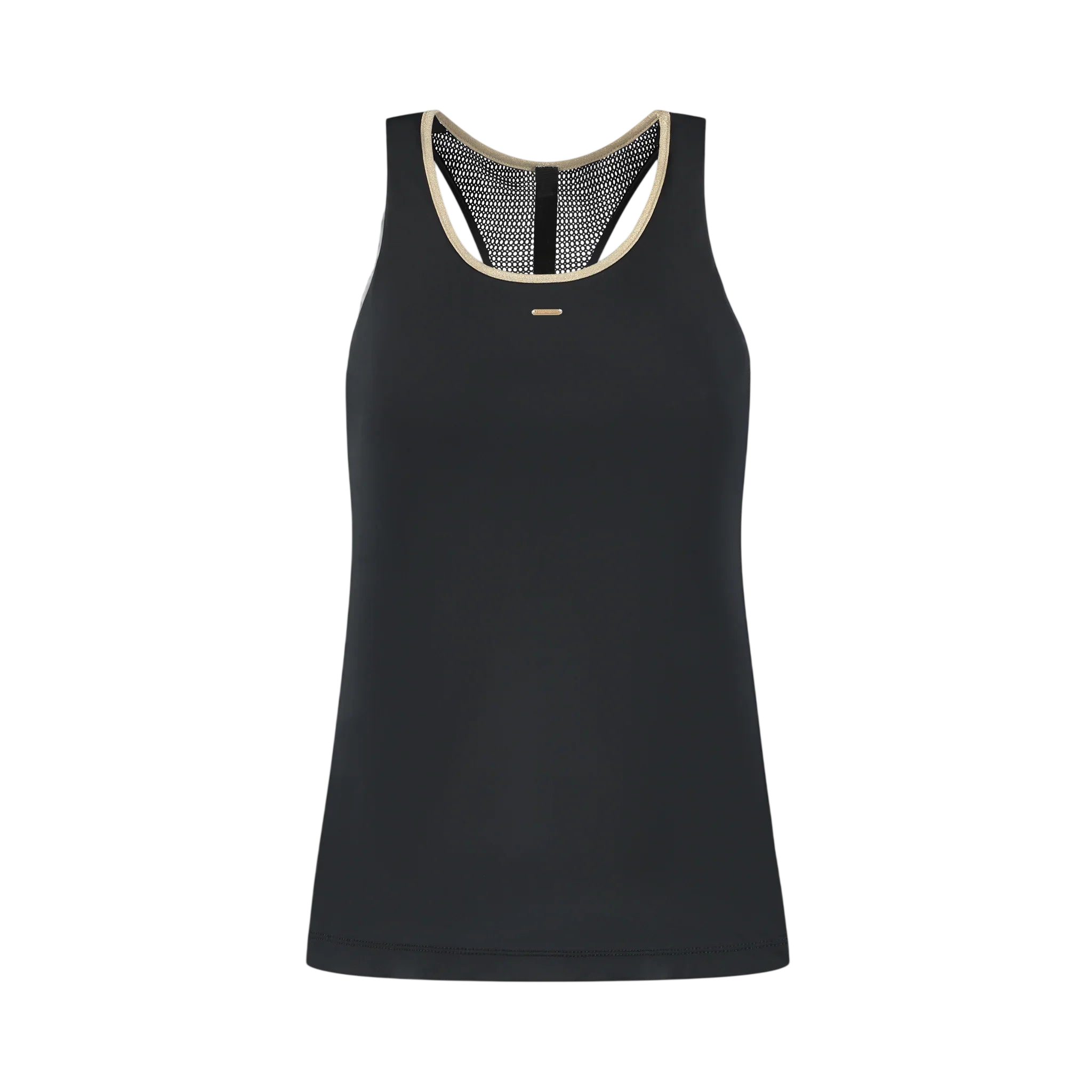 Golden Edge Tank - Black - Padel73