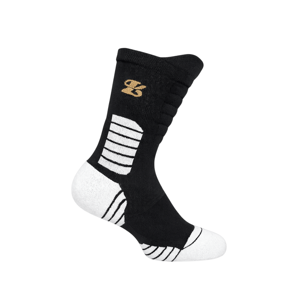Performance Padel Socks – Black/White - Padel73