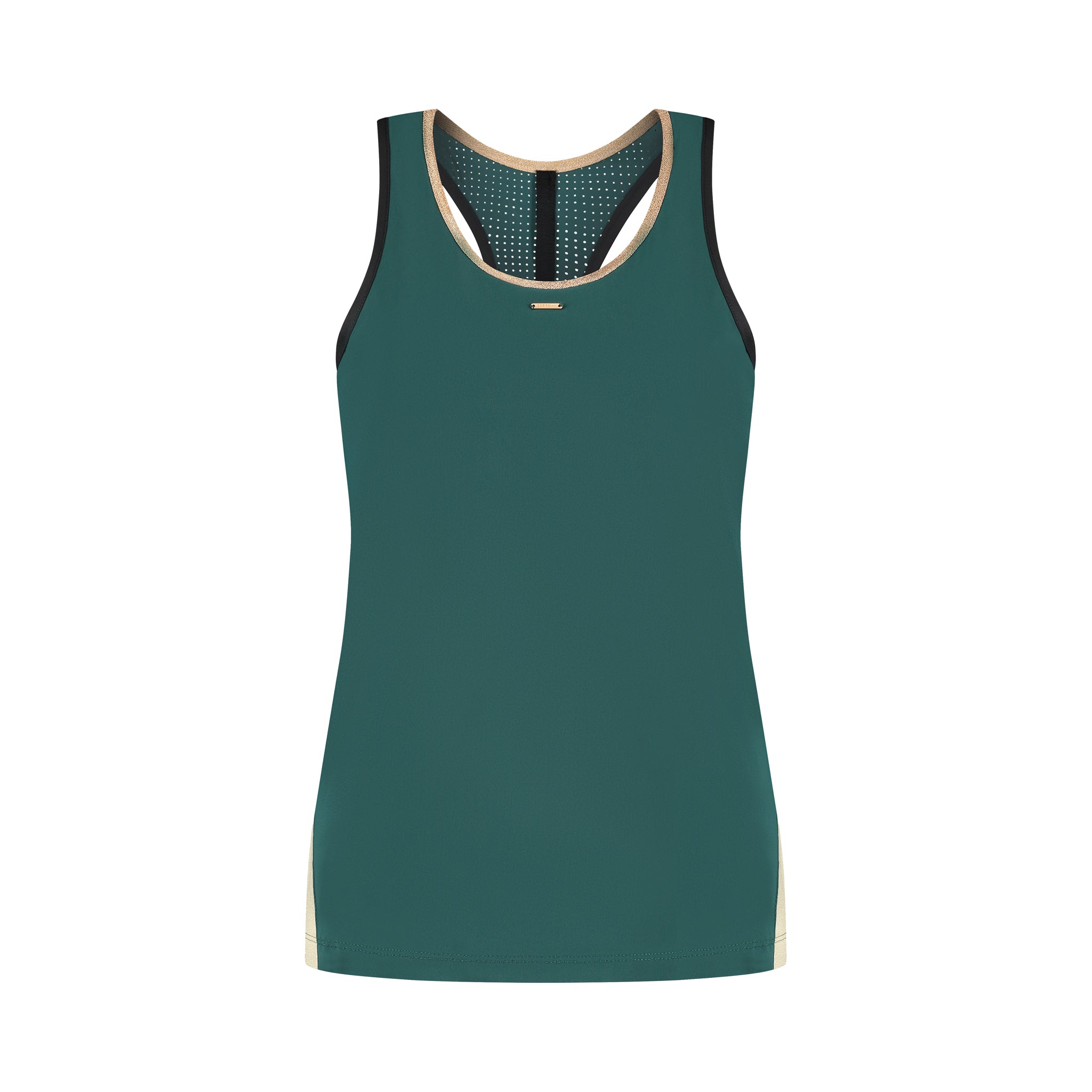 Golden Edge Tank - Green