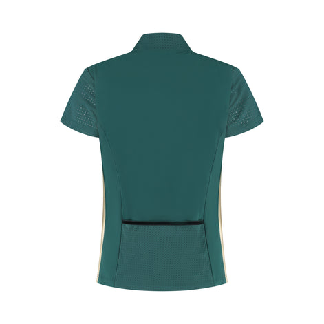 Golden Edge Zipper - Green/Gold