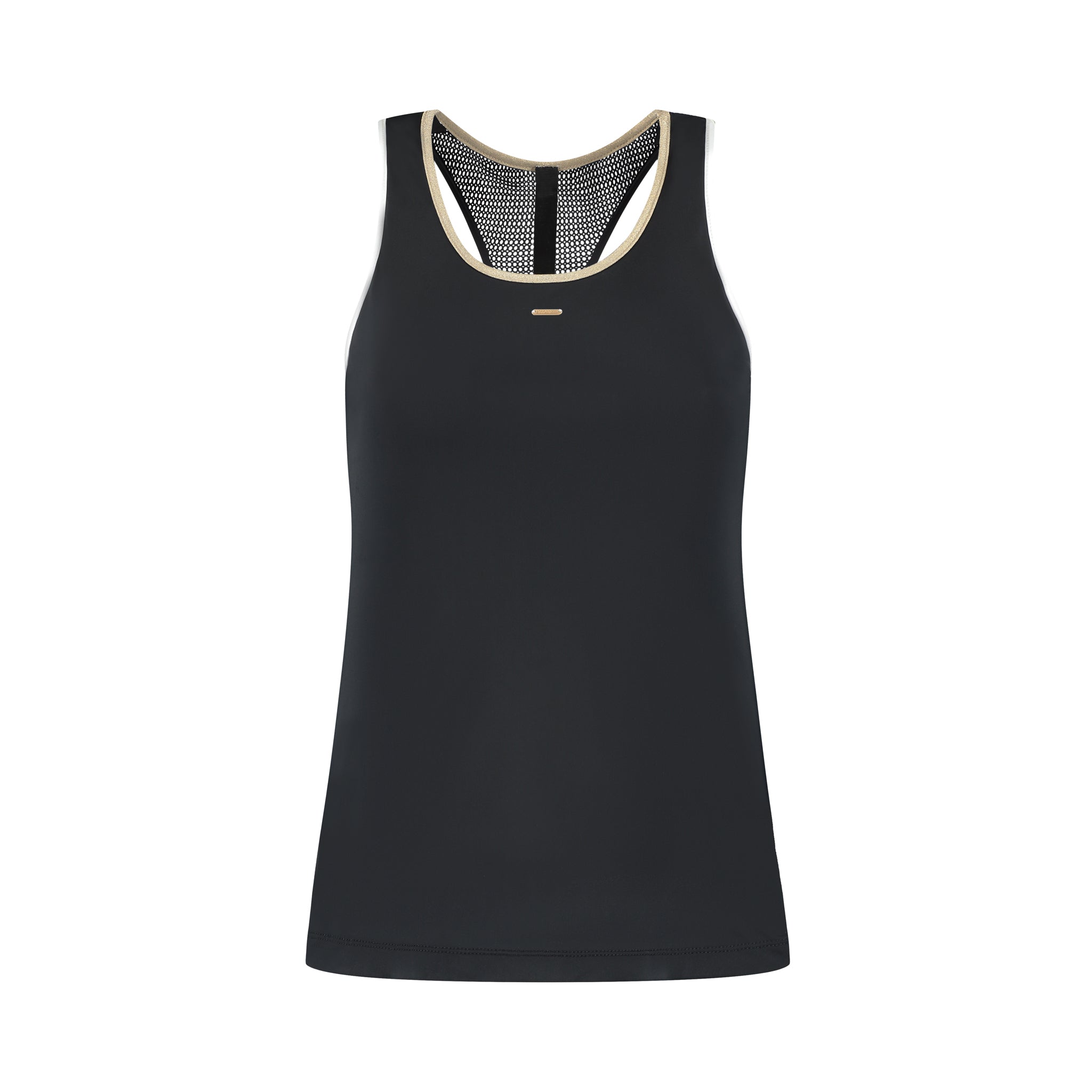 Golden Edge Tank - Black