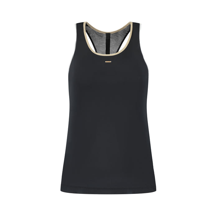 Golden Edge Tank - Black