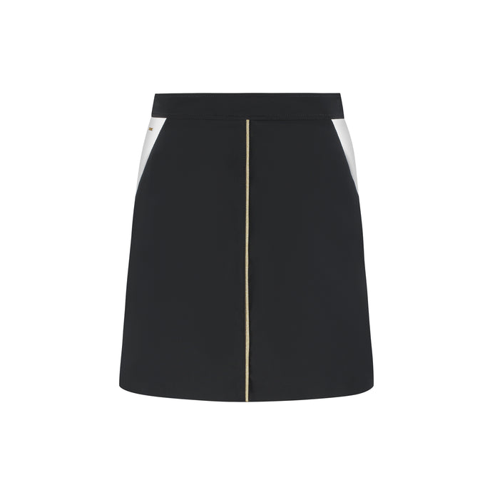 Golden Stripe Skirt - Black
