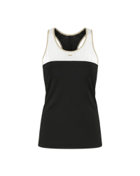 Golden Court Tank – Black/White/Gold - Padel73