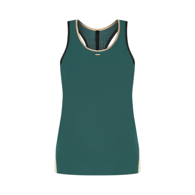 Golden Edge Tank - Green - Padel73