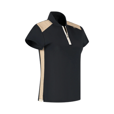 Golden Edge Zipper - Black/Gold - Padel73