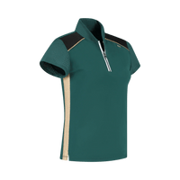 Golden Edge Zipper - Green/Gold - Padel73