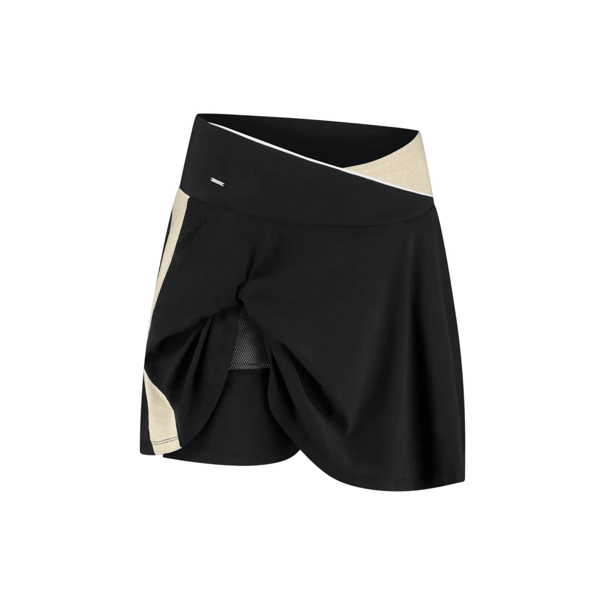 Golden Stripe Skirt - Black - Padel73