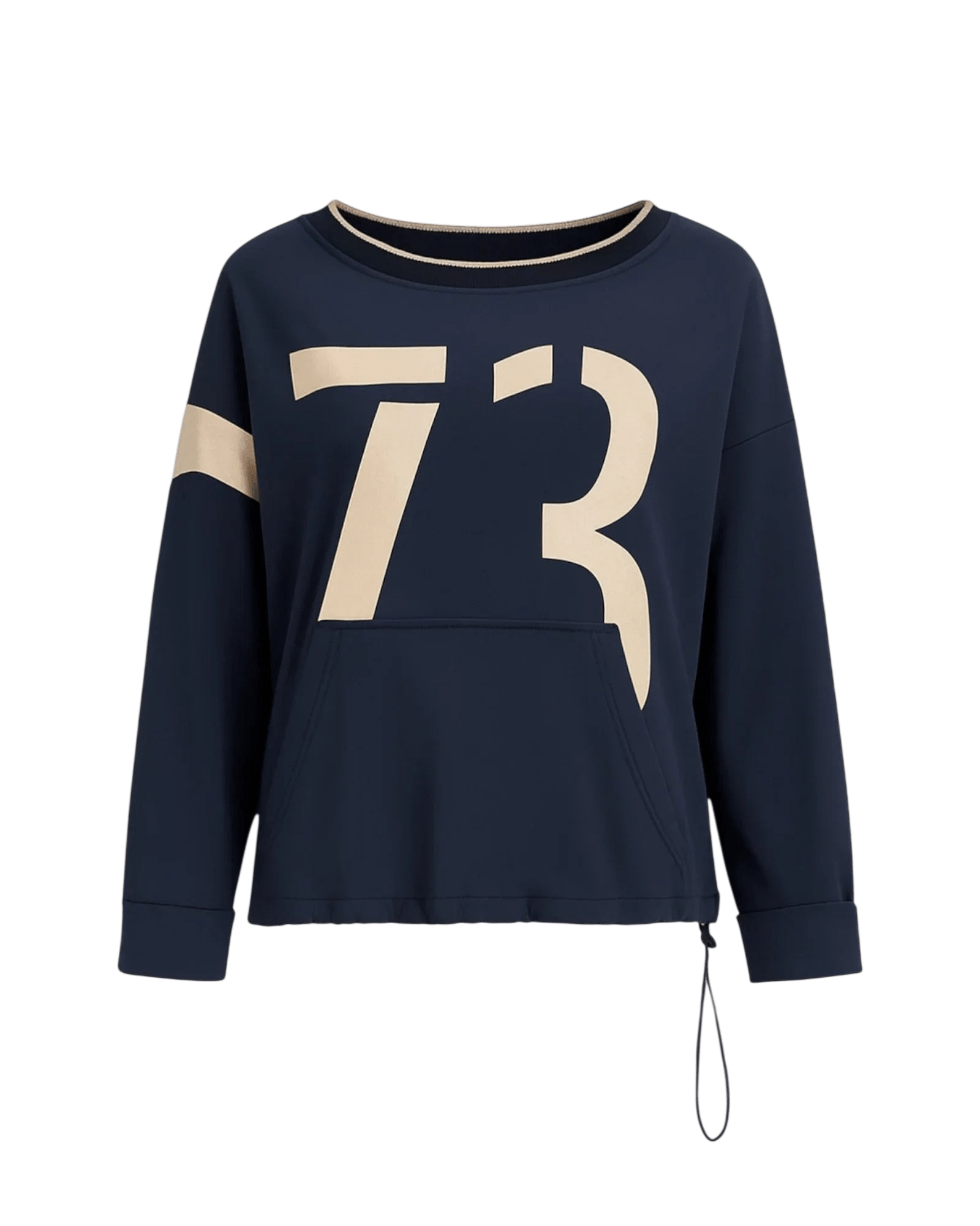 Golden Varsity Sweat – Black/champagne - Padel73