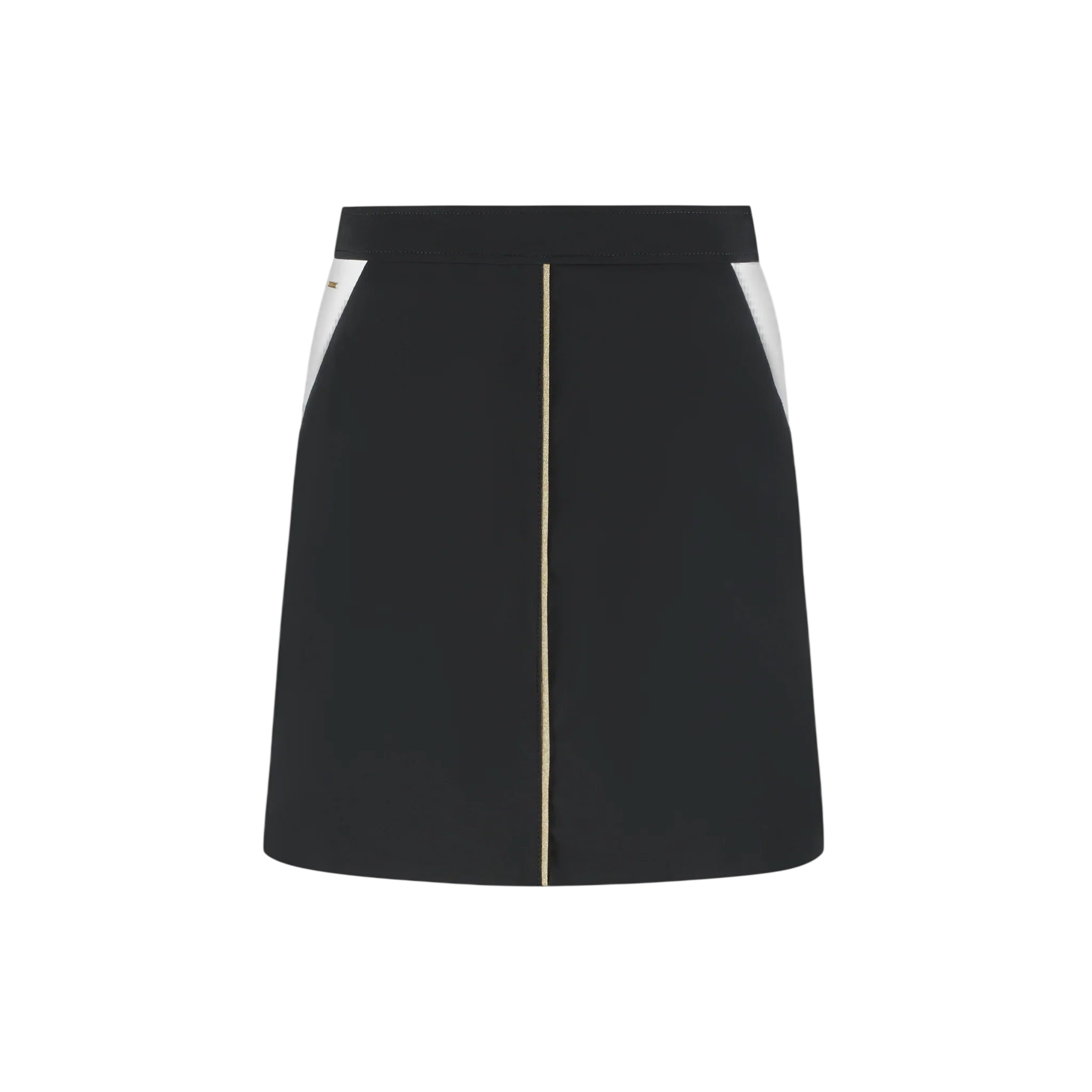 Golden Stripe Skirt - Black - Padel73